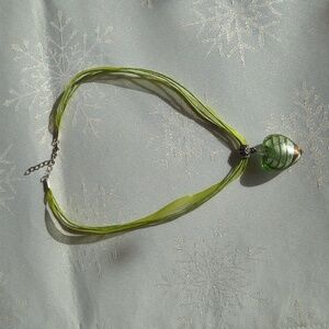 Glass HEART Necklace
